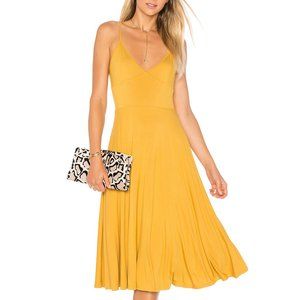 Yellow Midi Dress